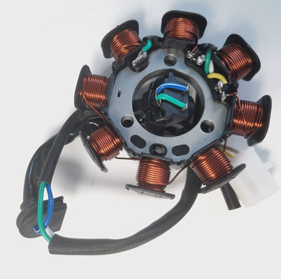 TITAN 150 KNS Sistema de ignição de motocicletas a retalho Peças 8-pólio 3 buracos Magneto bobina