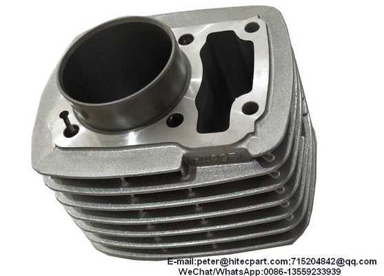 Qualidade  Silver Motorcycle Engine Block CB125 / KYY125 Dia.52.4mm Precise Machining Size Fábrica