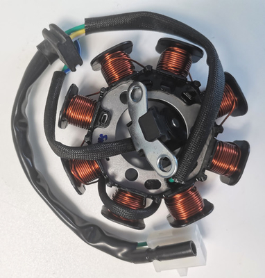 TITAN 150 KNS Sistema de ignição de motocicletas a retalho Peças 8-pólio 3 buracos Magneto bobina
